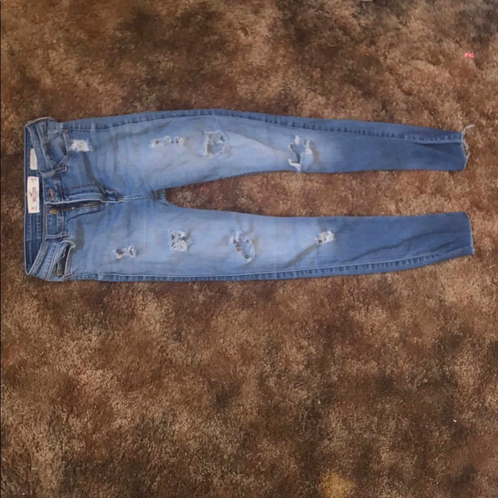 Blue Hollister jeans